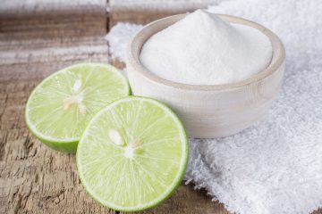 bicarbonate et citron