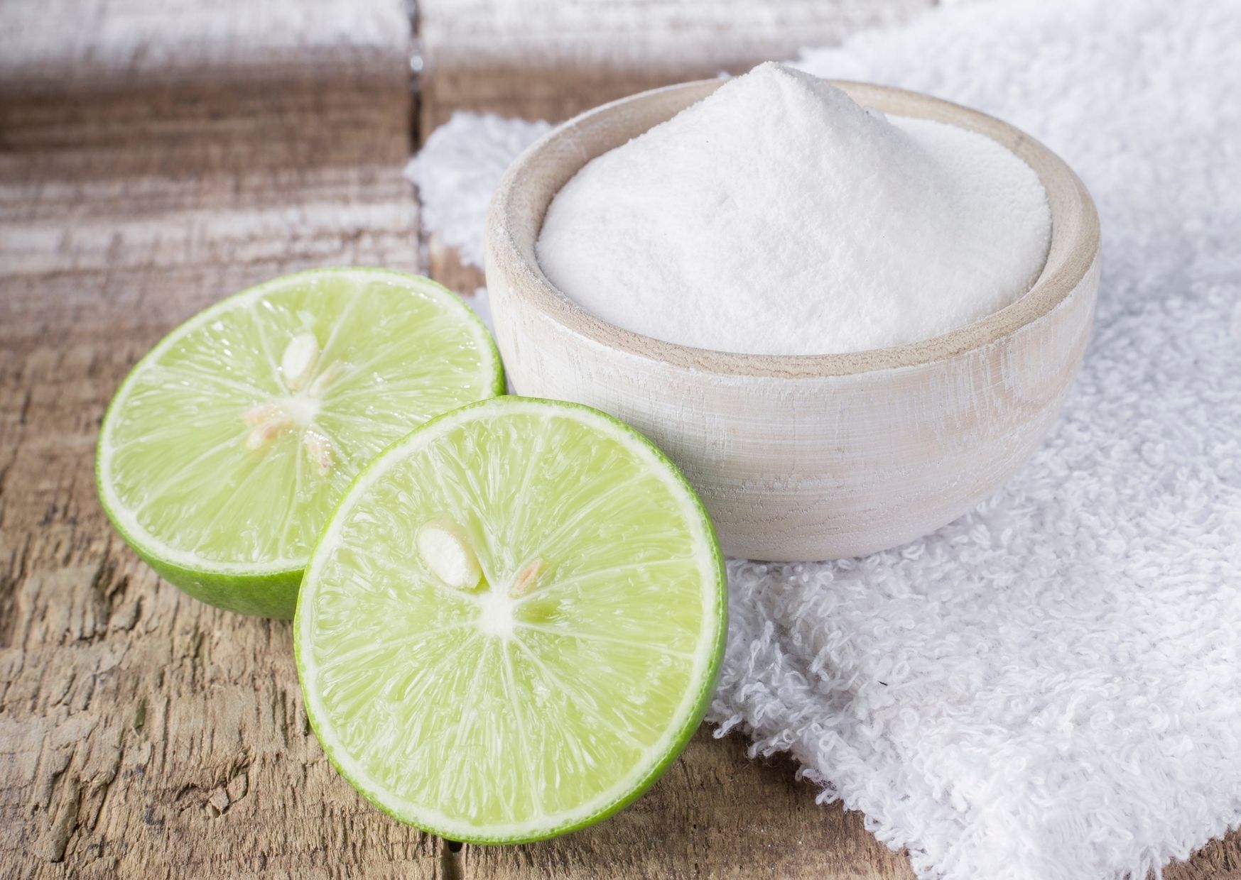 bicarbonate et citron